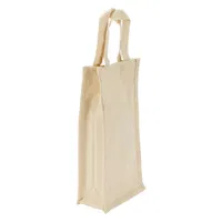 Bolsa 2 Botellas De Vino 100% Algodón 10 oz