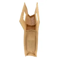 Bolsa De Yute 2 Botellas De Vino yute natural