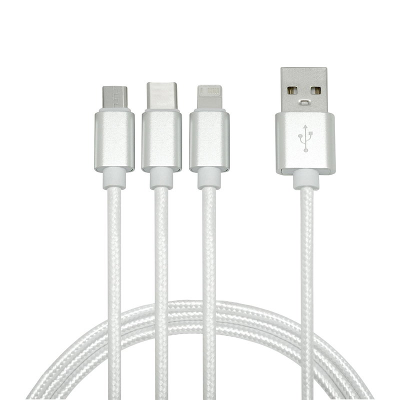 Cable Con Adaptador Madison aluminio y nylon
