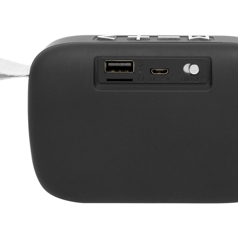 Parlante Bluetooth Clark plástico rígido engomado