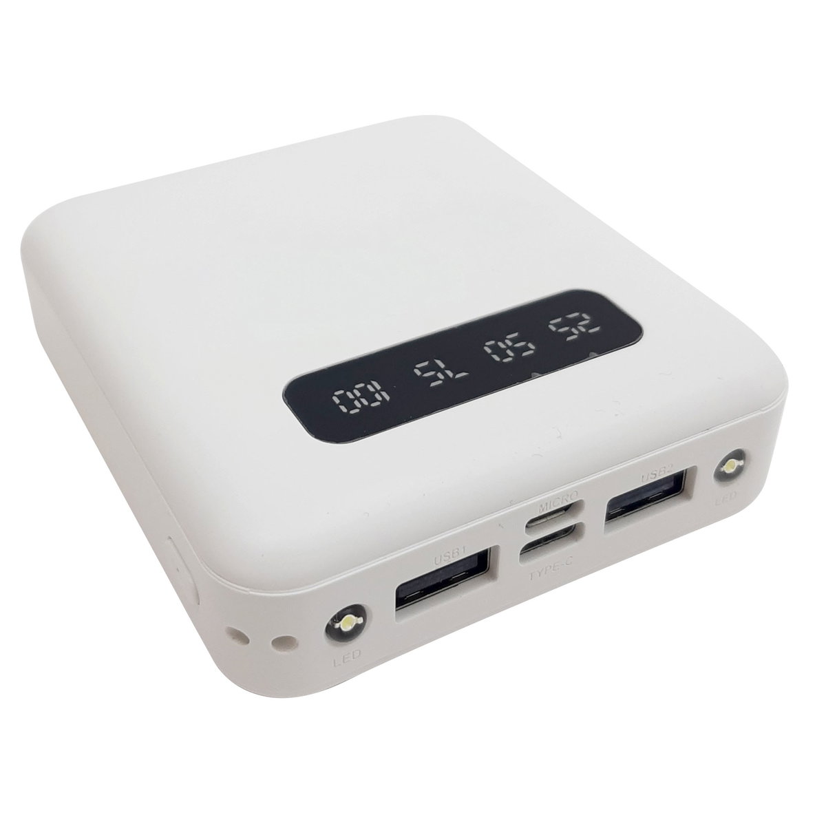 Power Bank Multipuerto Connecticut 5000 mAh personalizado con logo empresa - Power Banks corporativo Chile
