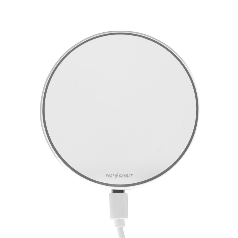 Cargador Inalámbrico Disco 15 W plástico rígido