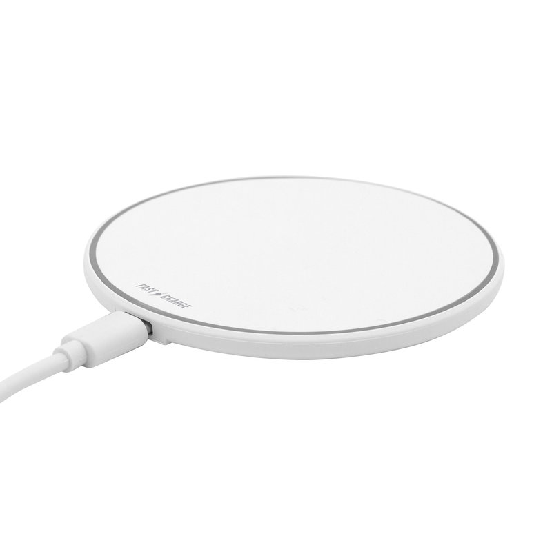 Cargador Inalámbrico Disco 15 W plástico rígido