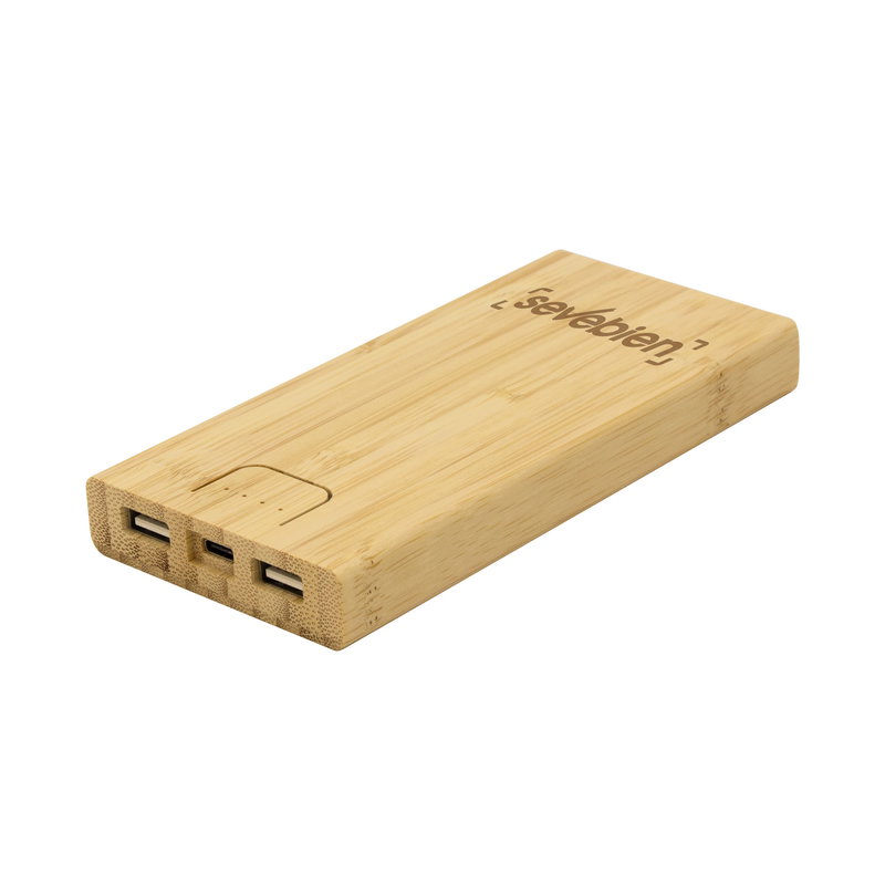 Power Bank Bambpower 2 10000 mAh bambú