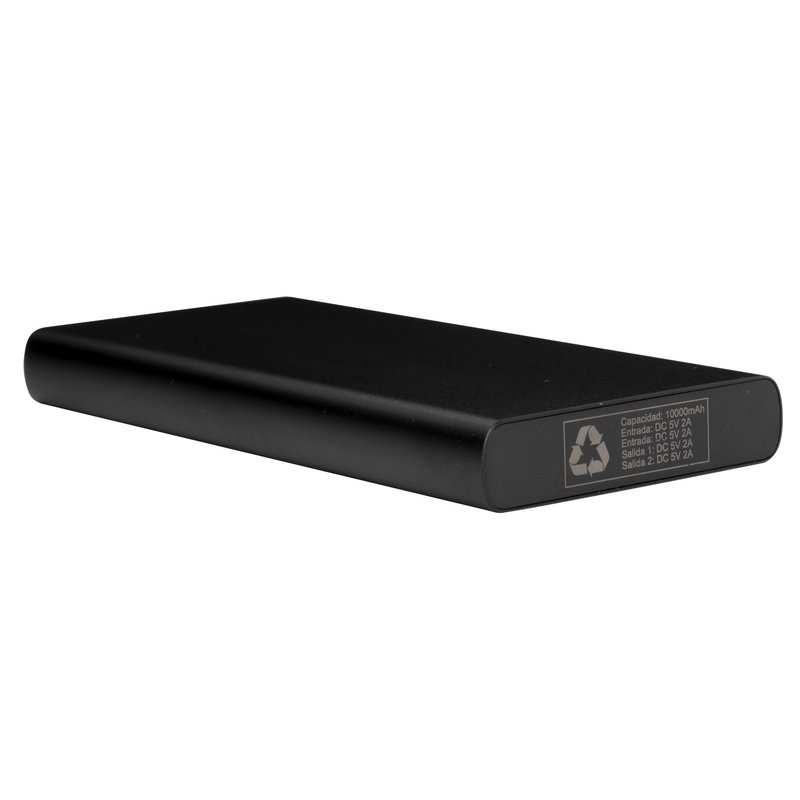 Power Bank Batel 10000 mAh aluminio y plástico