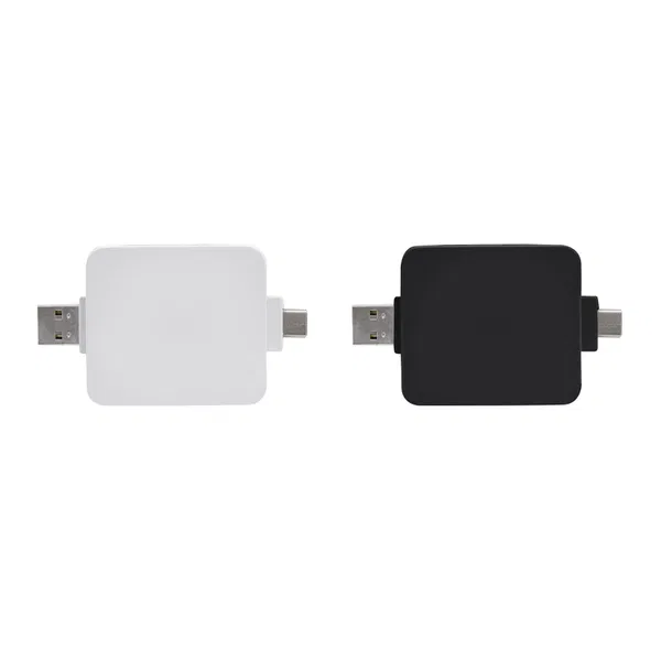 Adaptador Hub Multipuerto Hubert plástico Adaptador Hub Multipuerto Hubert plástico personalizado con logo empresa - Catálogo de Merchandising Empresarial corporativo Chile