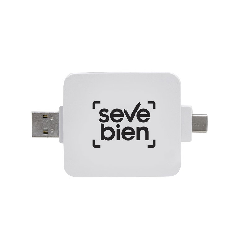 Adaptador Hub Multipuerto Hubert plástico mate