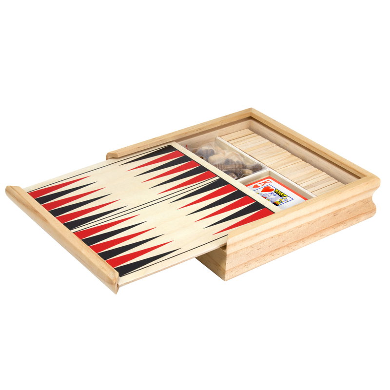 Set De Juegos Javfan madera 17x17x4 cm