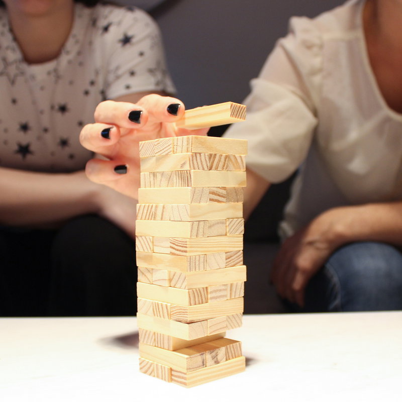 Juego De Habilidad Jenga madera personalizable