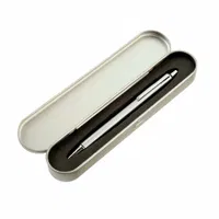 Estuche Metálico Para Bolígrafo metálico, 16 x 3 cm
