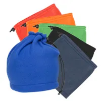 Cuello Alto De Polar Anti-Peeling cordón ajustable