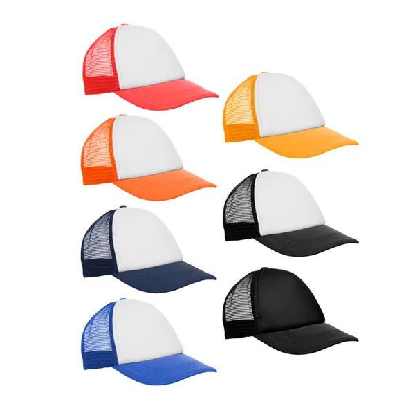 Gorra Triumph trucker 5 gajos poliéster Gorra Triumph trucker 5 gajos poliéster personalizado con logo empresa - Ropa Corporativa corporativo Chile