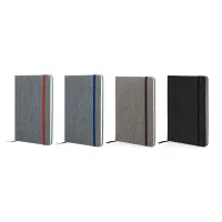 Libreta Urban Notes poliéster con cierre elástico
