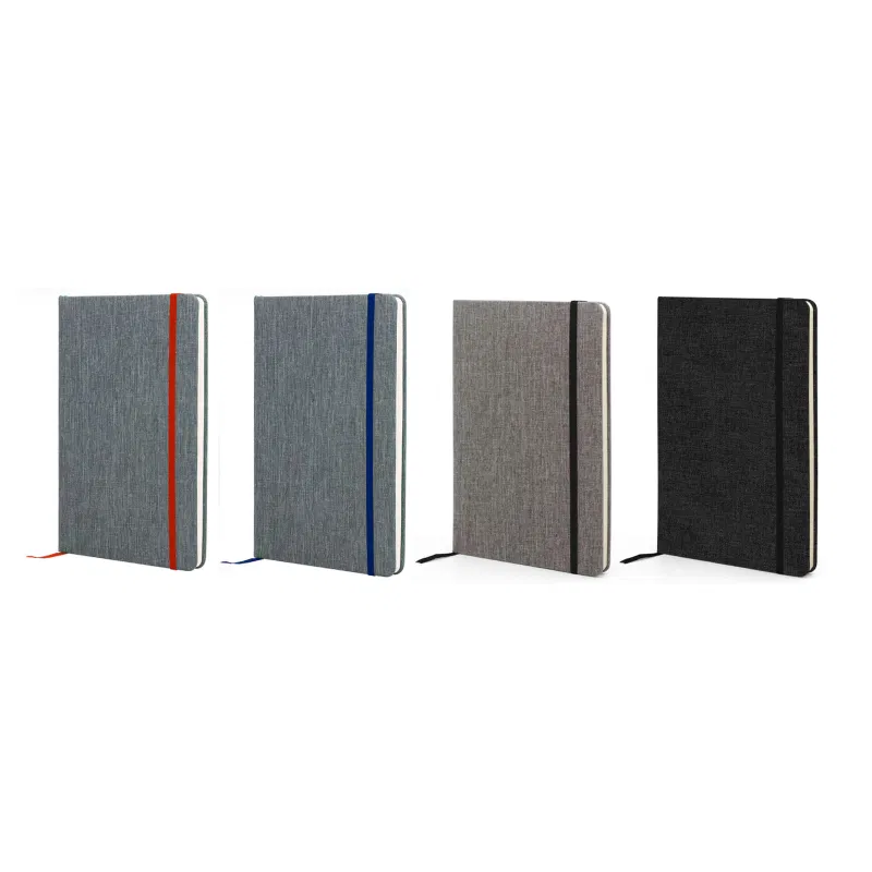 Libreta Urban Notes poliéster con cierre elástico