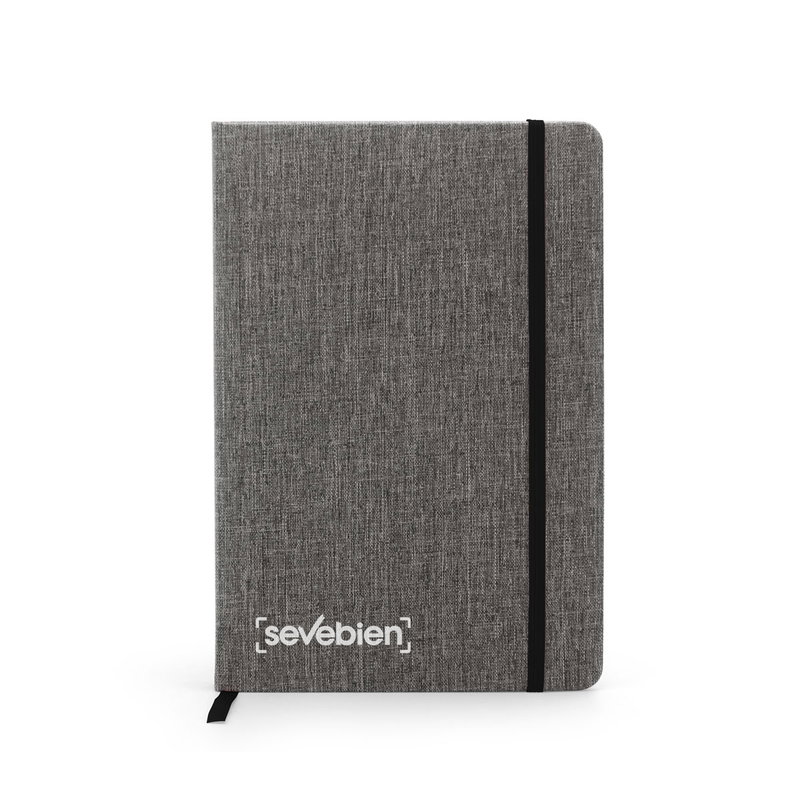 Libreta Urban Notes poliéster con cierre elástico