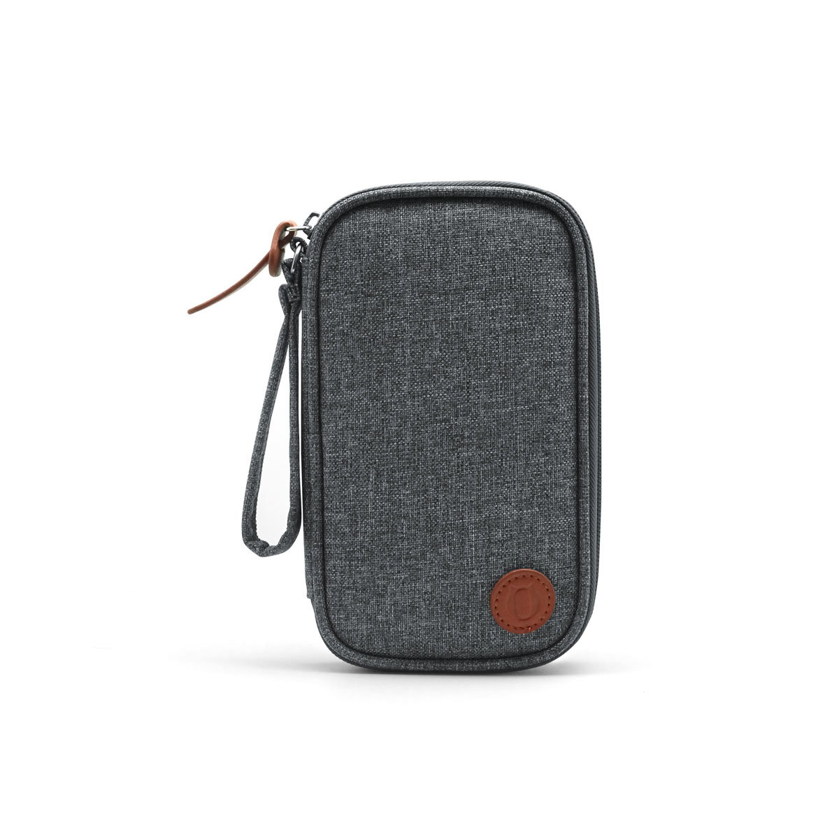 Portacables U-Cell poliéster y cuero ecológico personalizado con logo empresa - Organizadores corporativo Chile