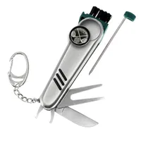 Cortaplumas De Golf Con Llavero acero inoxidable