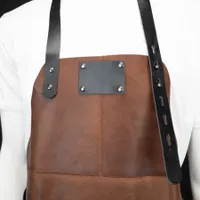 Set Asador De Gamuza De Búfalo cuero genuino