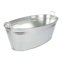 Balde-Hielera Galvanizado Gigante De 87l acero