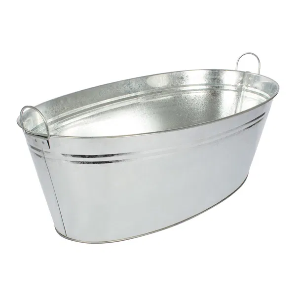 Balde-Hielera Galvanizado Gigante De 87l acero Balde-Hielera Galvanizado Gigante De 87l acero personalizado con logo empresa - Verano corporativo Chile