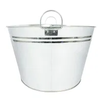 Balde-Hielera Galvanizado Gigante De 87l acero