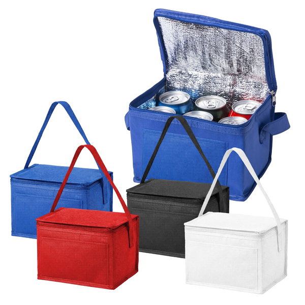 Nevera Lonchera Cooler Hertum Sk35 6 latas aluminio personalizado con logo empresa - Merchandising corporativo Chile