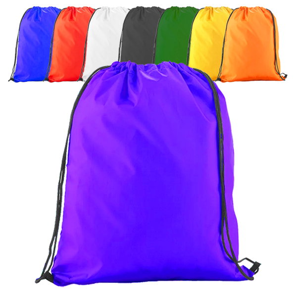 Mochila Morral Poliéster E7 poliéster 210D 34x44 cm personalizado con logo empresa - Merchandising corporativo Chile