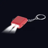 Llavero-Linterna Led Dínamo 2 LEDs plástico
