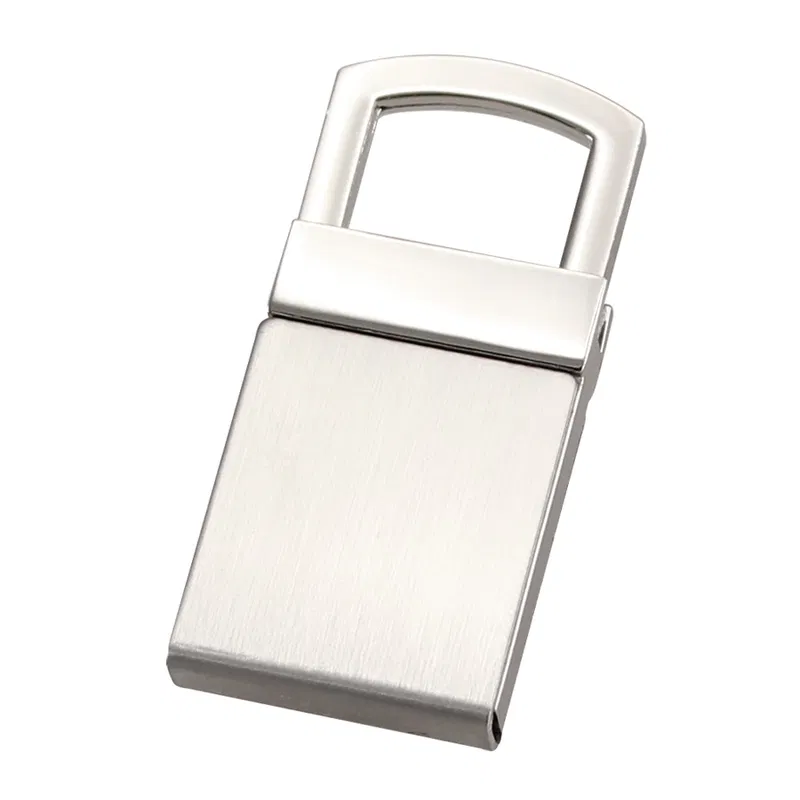 Llavero Metálico Lock metal con gancho abatible
