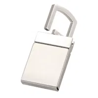 Llavero Metálico Lock metal con gancho abatible