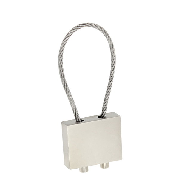 Llavero Metálico Candado metal con estuche personalizado con logo empresa - Merchandising corporativo Chile