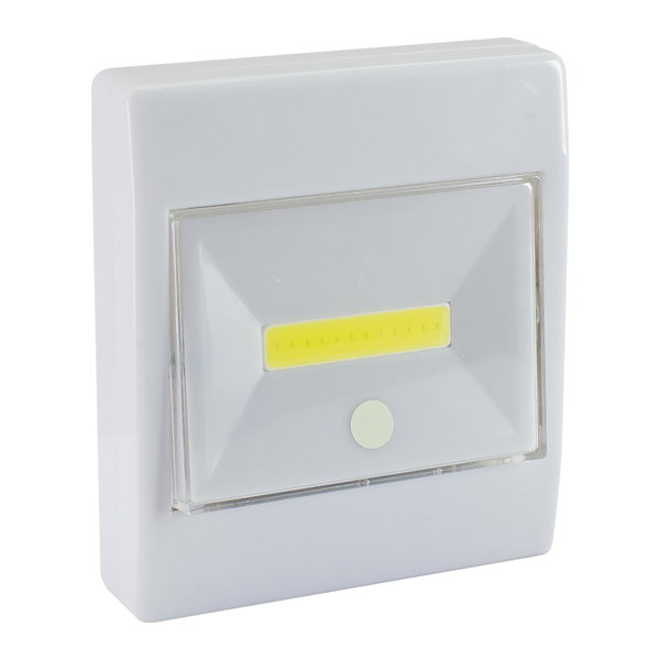Luz Led De Emergencia interruptor, 3 pilas AAA personalizado con logo empresa - Merchandising corporativo Chile