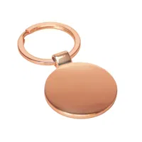 Llavero Redondo Encobrizado Copper zinc y aluminio
