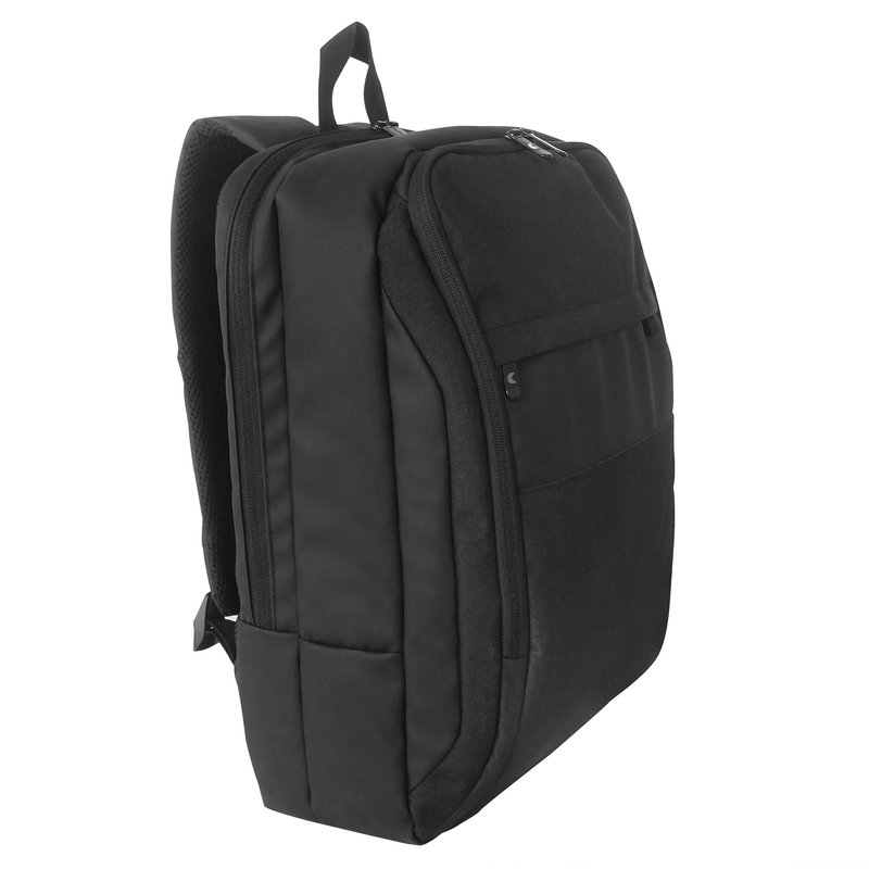 Mochila Net&tech poliéster 300D con cremallera