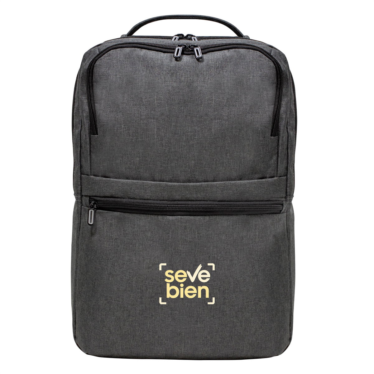 Mochila Advanced poliéster 300D con bolsillo personalizado con logo empresa - Merchandising corporativo Chile