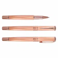 Roller Pen Metálico Encobrizado cobre, tapa