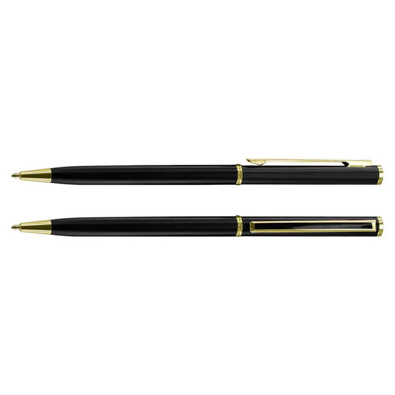 Bolígrafo Metálico Tourist tapa, tinta negra Bolígrafo Metálico Tourist tapa, tinta negra