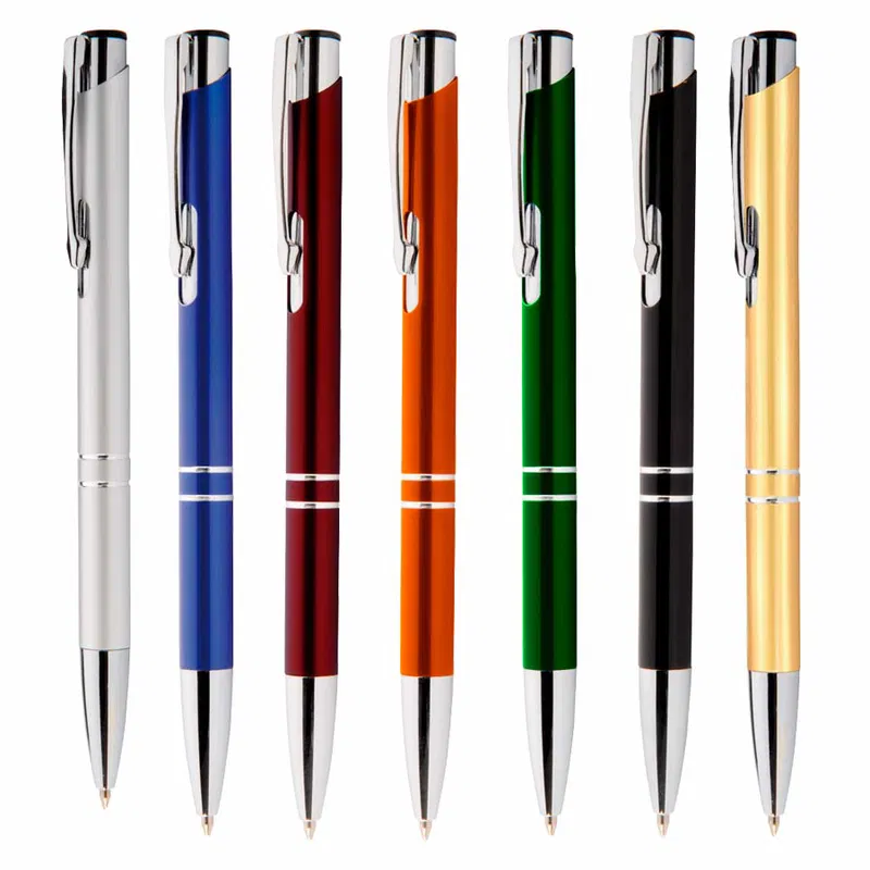 Bolígrafo Metálico Arrow aluminio, tinta azul Bolígrafo Metálico Arrow aluminio, tinta azul