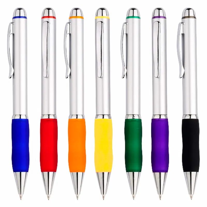 Bolígrafo Plástico Qasar Silver tinta azul