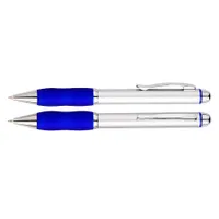 Bolígrafo Plástico Qasar Silver tinta azul