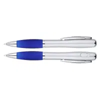 Bolígrafo Con Linterna Led plástico y clip cromado