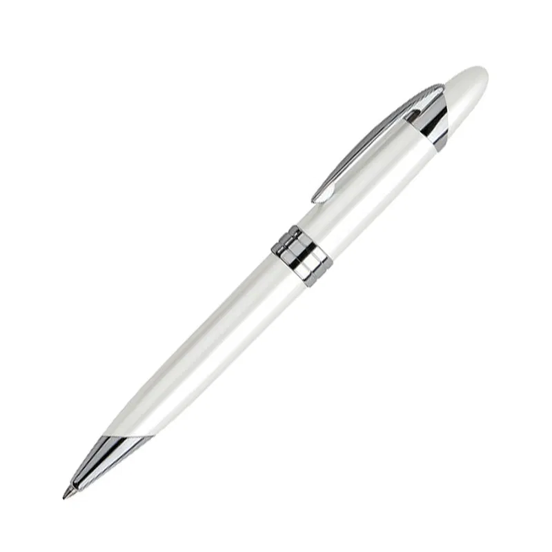 Bolígrafo Metálico White Pearl metálico Bolígrafo Metálico White Pearl metálico