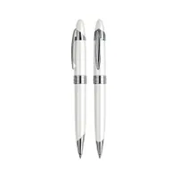 Bolígrafo Metálico White Pearl metálico