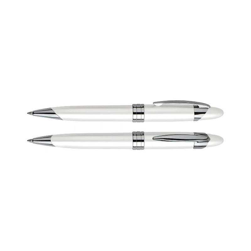 Bolígrafo Metálico White Pearl metálico Bolígrafo Metálico White Pearl metálico