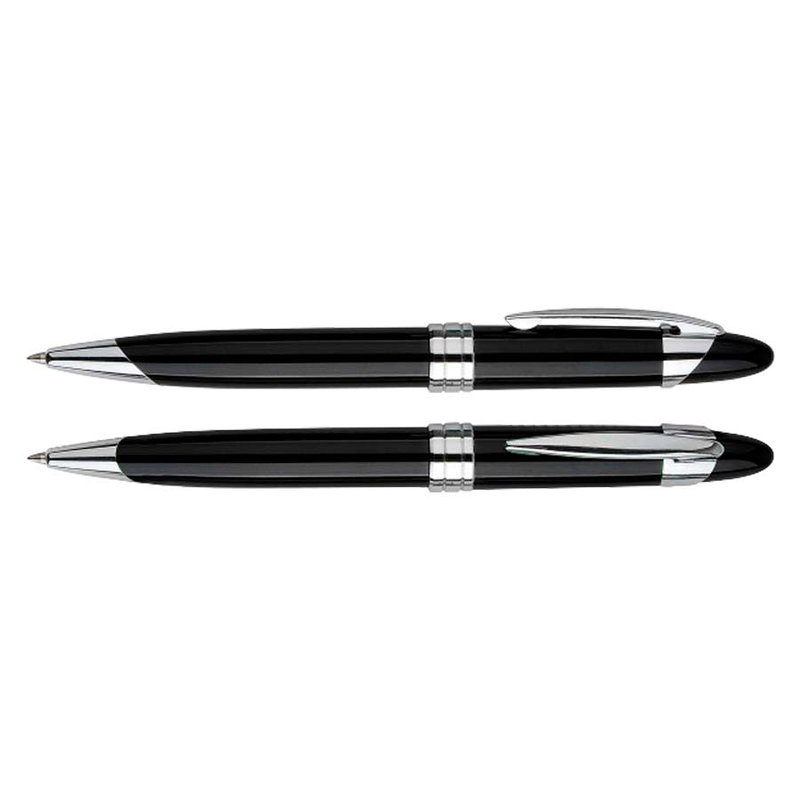 Bolígrafo Metálico Black Pearl, tinta azul Bolígrafo Metálico Black Pearl, tinta azul