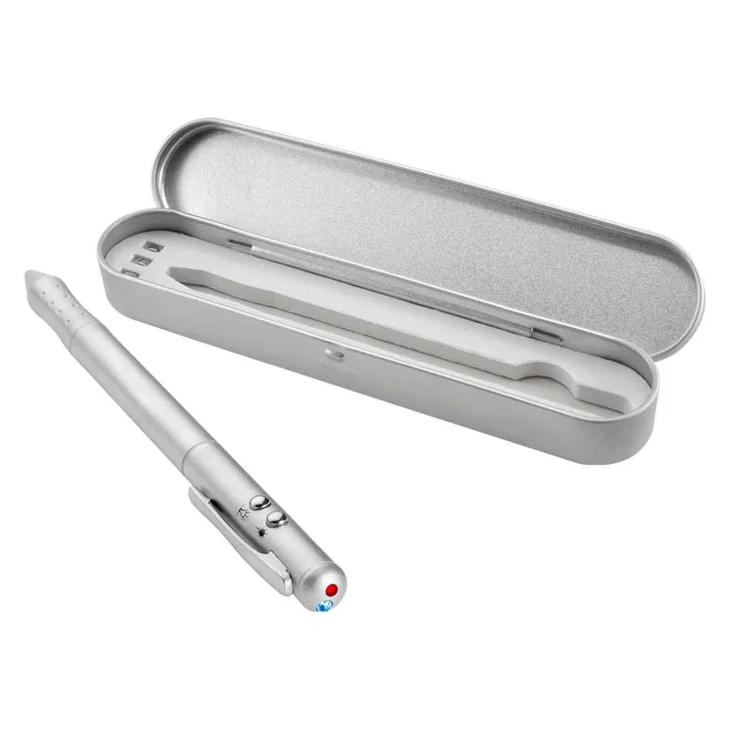 Bolígrafo Metálico 4 En 1 metal, linterna LED Bolígrafo Metálico 4 En 1 metal, linterna LED