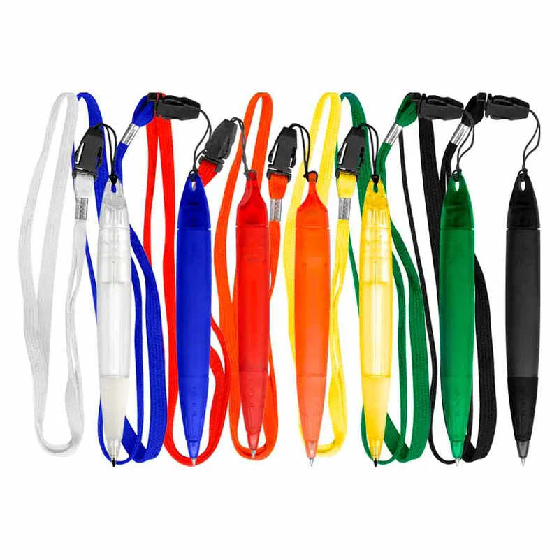 Bolígrafo Gross Lanyard plástico y lanyard textil Bolígrafo Gross Lanyard plástico y lanyard textil