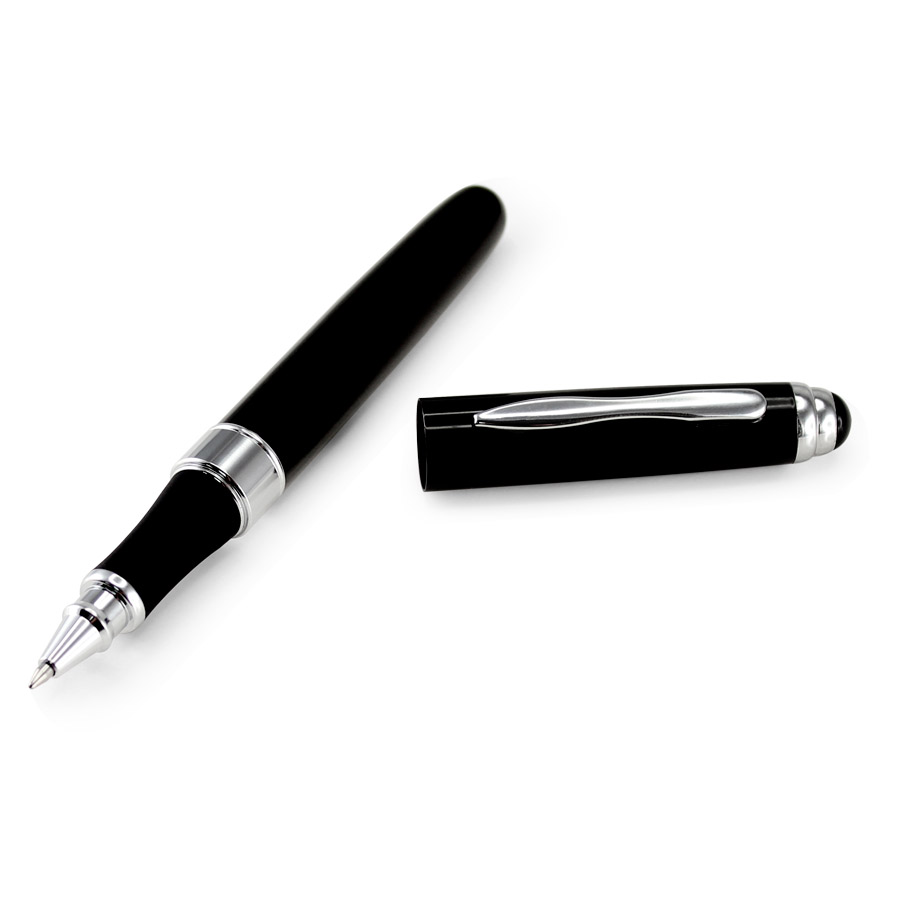 Deluxe Roller Pen metálico tinta negra — vista destacada