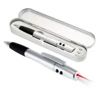 Bolígrafo Plástico 3 En 1 linterna LED