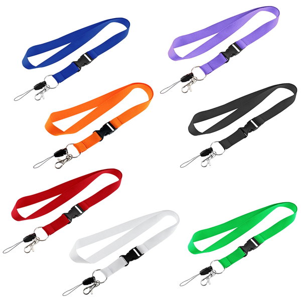 Cinta Lanyard Lisa Lan02 poliéster 2 x 40 cm personalizado con logo empresa - Merchandising corporativo Chile